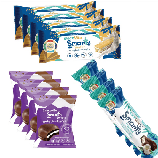 Smarty Healthier Snacks Fortified with Vitamins, Minerals and Omega 3